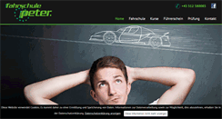 Desktop Screenshot of fahrschule-peter.com